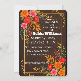 Individuell gestaltbare Einladung zum Geburtstag f