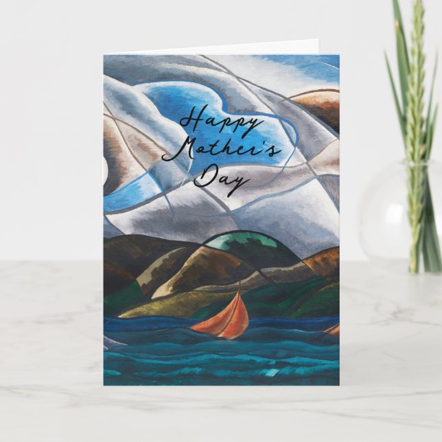 Individuell gestaltbare Muttertagskarte 🎨 Moderne Karte (Vorderseite)