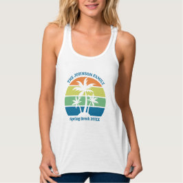 Individuell gestaltbare Tropical Beach Palm Trees  Tank Top
