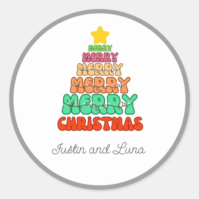 Individuell gestaltbarer Urlaub Spaß und Freude Runder Aufkleber (Vorderseite)