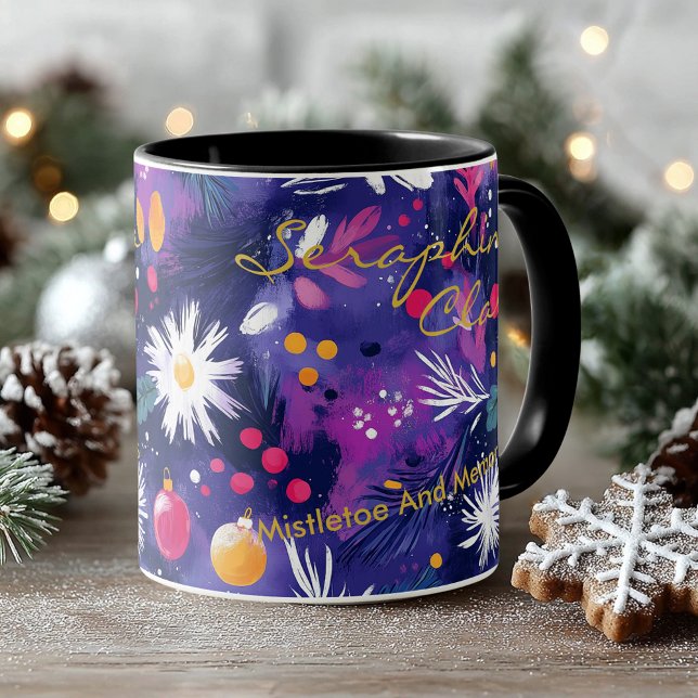 Individuell gestaltete Boho-Chic-Tasse mit Winterd Tasse (Von Creator hochgeladen)