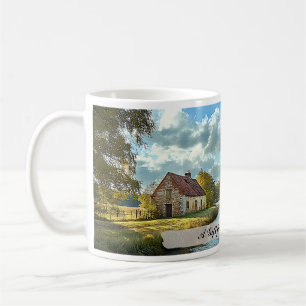 Individuell gestaltete englische Landschaft der Fl Kaffeetasse