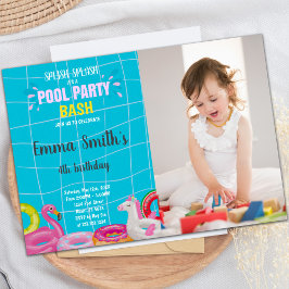 Individuell gestaltete Fun Pool-Party Einladungen