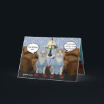 Individuell gestaltete Funny Cats Husband Geburtst Karte<br><div class="desc">Eine humorvolle Geburtstagskarte mit Bubba und Missy,  was,  wie ich glaube,  oft an Geburtstagen in geschäftigen Haushalten passiert,  und mit Typ,  die gute Anbieter sind.  Sie können den Text anpassen,  die Schriftart,  die Größe des Schriftartes und die Farbgebung des Schriftartes ändern.</div>