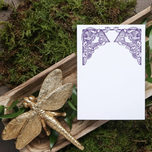 Individuell gestaltete Jugendstil-Ladys Briefpapier (Von Creator hochgeladen)