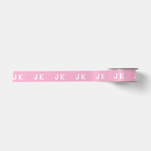 Individuell gestaltete, moderne Markenlogos Satinband
