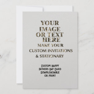 Individuell gestaltete persönliche Karte zum Vater