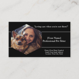 Individuell gestaltete Sitzplatzkarte Visitenkarte