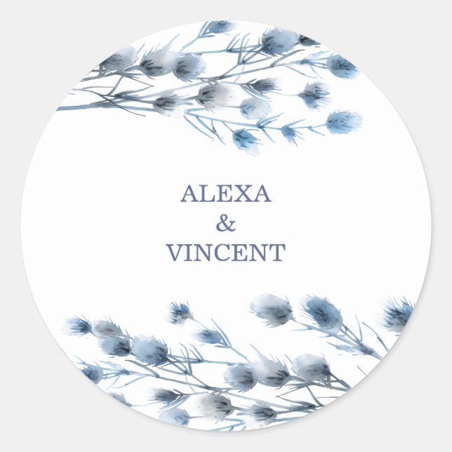 Individuell gestaltete Sommerfarben-Blume Runder Aufkleber (Vorderseite)