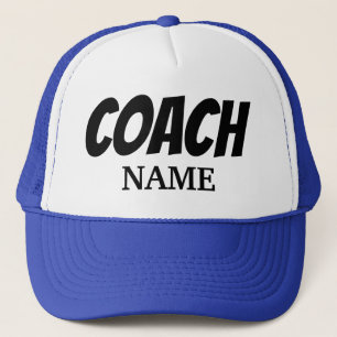INDIVIDUELL GESTALTETE TRUCKER-MÜTZE COACH TRUCKERKAPPE