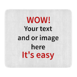 Individuell gestaltete Vorlagen Schneidebrett