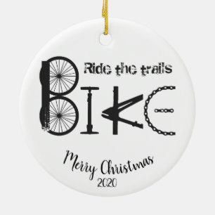 Individuell gestaltete Weihnachtsfahrten für Radfa Keramik Ornament