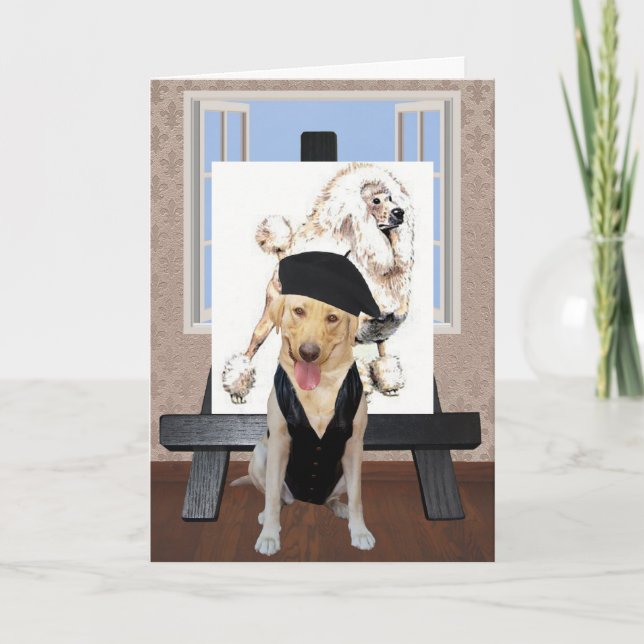 Individuell gestalteter französischer Geburtstag m Karte (Vorderseite)