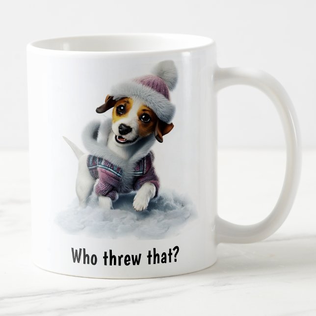 Individuell gestalteter gemütlicher Jack Russell T Kaffeetasse (Von Creator hochgeladen)