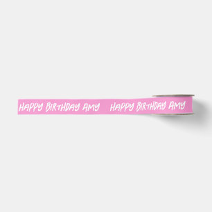 INDIVIDUELL GESTALTETER NAME STYLISCH MODERN HERZL RIPSBAND