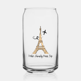 Individuell gestalteter Pariser Trip Chic Eiffeltu Dosenglas