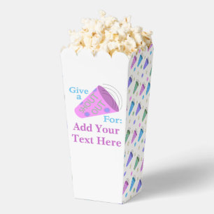 Individuell gestalteter Shout Popcorn Geschenkschachtel