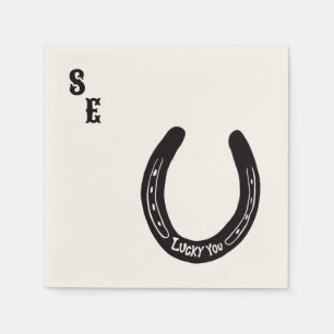 Individuell gestalteter Western Themed Cocktail Na Serviette