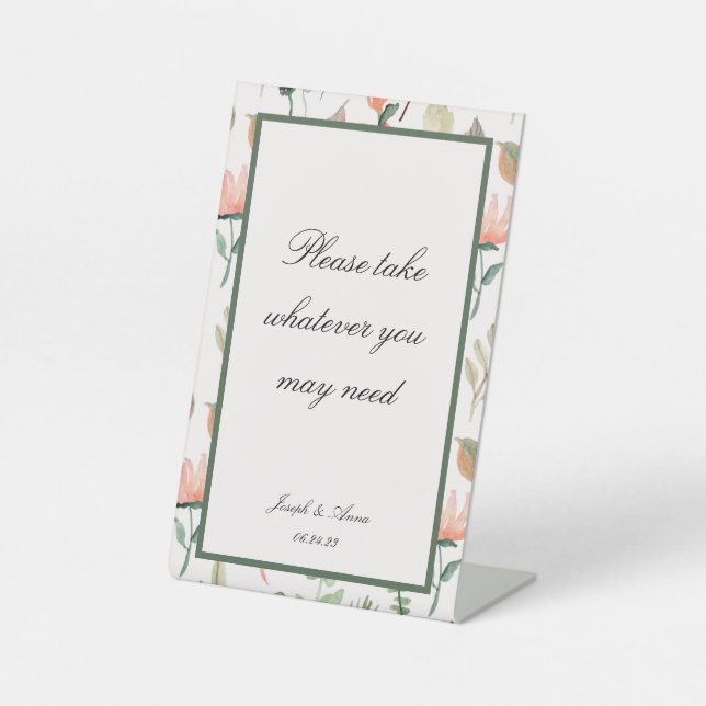 Individuell gestaltetes Badezimmer Sockelschild (Vorderseite)