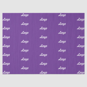 INDIVIDUELL GESTALTETES FIRMENLOGO MODERN MINIMAL SEIDENPAPIER