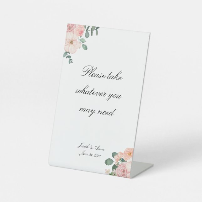 Individuell gestaltetes rosafarbenes Badezimmer Sockelschild (Vorderseite)