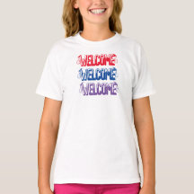 Individuell gestaltetes, süßes Willkommens-T-Shirt