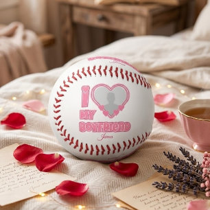 Individuell Ich liebe meinen Freund – Foto & Name  Baseball