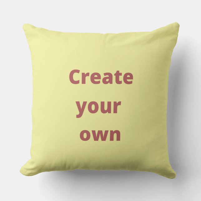 Individuell kreieren Sie Ihre eigene, moderne und  Kissen (Vorderseite)