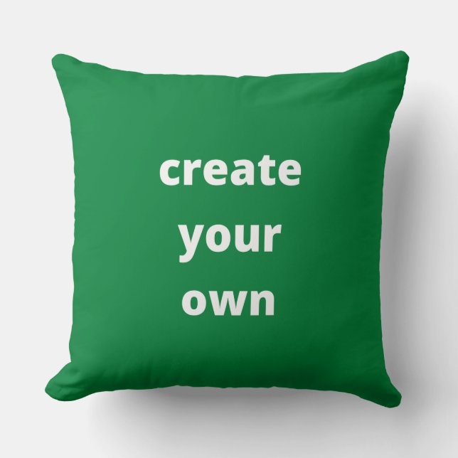 Individuell kreieren Sie Ihre eigene niedliche, mo Kissen (Vorderseite)