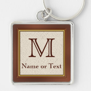 Individuell Mit Monogramm, personalisierte Keychai Schlüsselanhänger