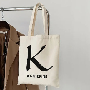 Individuell monogrammierte Tasche als Geschenk für