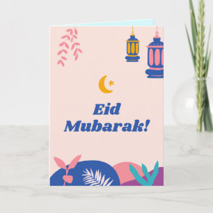 Individuell Niedliche Jugendkultur - Moderne Eid M Feiertagskarte
