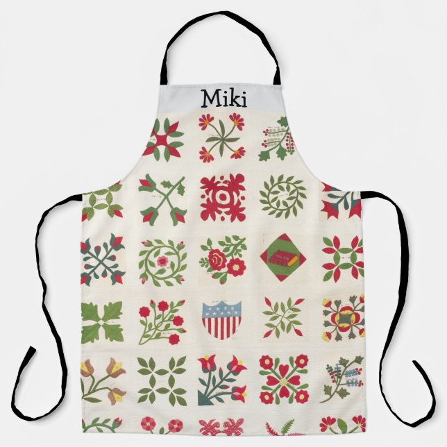 Individuell Vintage ästhetische Weihnachtskugel Schürze (Vorderseite)