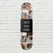 Individuelle 8-Foto-Collage Bester Vater Aller Zei
