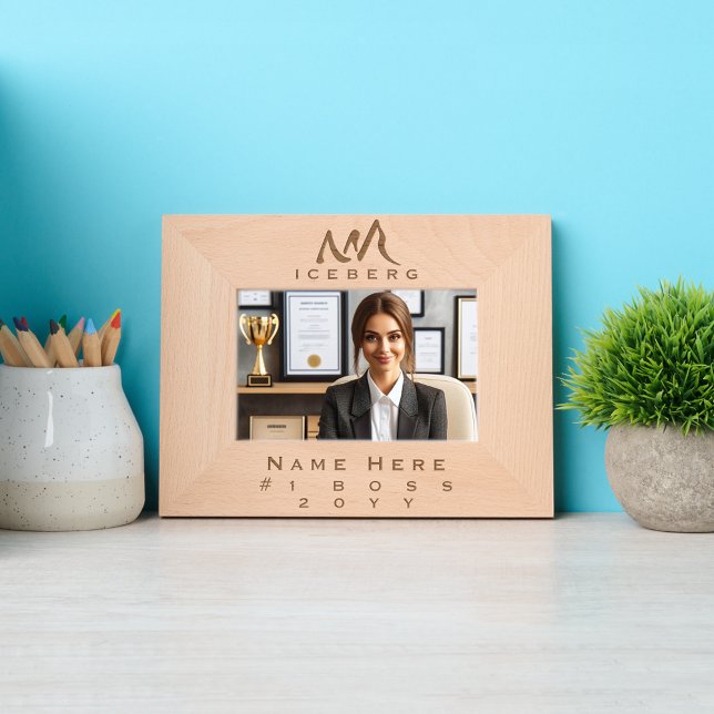 Individuelle Abstrakte Iceberg Line Kunst Geätzte Rahmen (Von Creator hochgeladen)