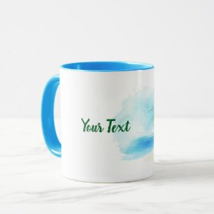 Individuelle Aquarelllandschaft Tasse