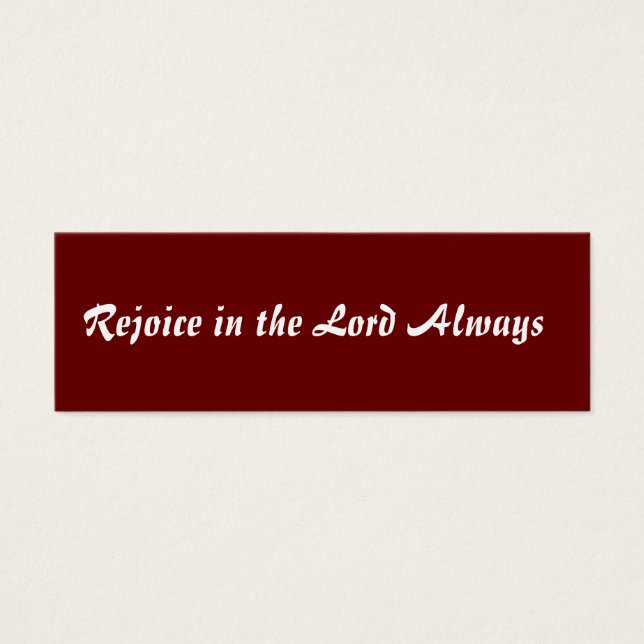 Individuelle Art Mini Card (Vorderseite)