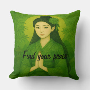 Individuelle ästhetische Zen-Meditation Minimalist Kissen