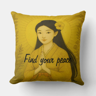 Individuelle ästhetische Zen-Meditation Minimalist Kissen