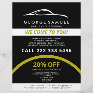 Individuelle Autoreparatur & Moderne Autopflege Flyer