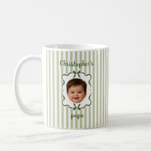 Individuelle Babysfoto-Kaffeetasse für Papa Kaffeetasse