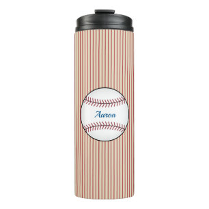 Individuelle Baseball-Thermalkaffee-Tumbler Thermosbecher