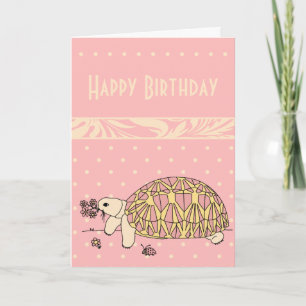 Individuelle birmanische Star Tortoise Card Karte