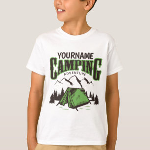 Individuelle Camping-Familien-Camp-Trip-Abenteuer  T-Shirt