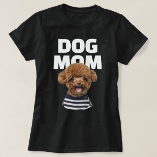 Individuelle coole Hundemutter-Foto Personalisiert T-Shirt