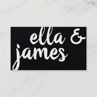 Individuelle Curvet- und Minimalistische Visitenka Visitenkarte