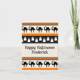 Individuelle Einladung zum Halloween-Party.