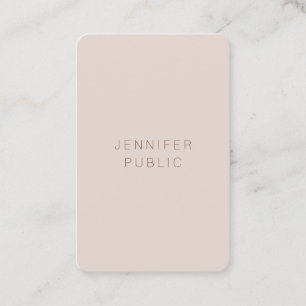 Individuelle elegante Farben Luxus-Template Modern Visitenkarte