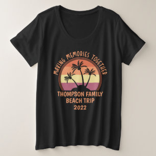 Individuelle Familienferien Sommerferien Wiederseh Große Größe T-Shirt