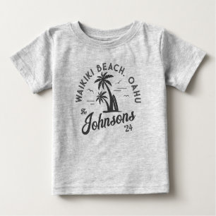 Individuelle Familienferien Sommerstrand Gruppenre Baby T-shirt